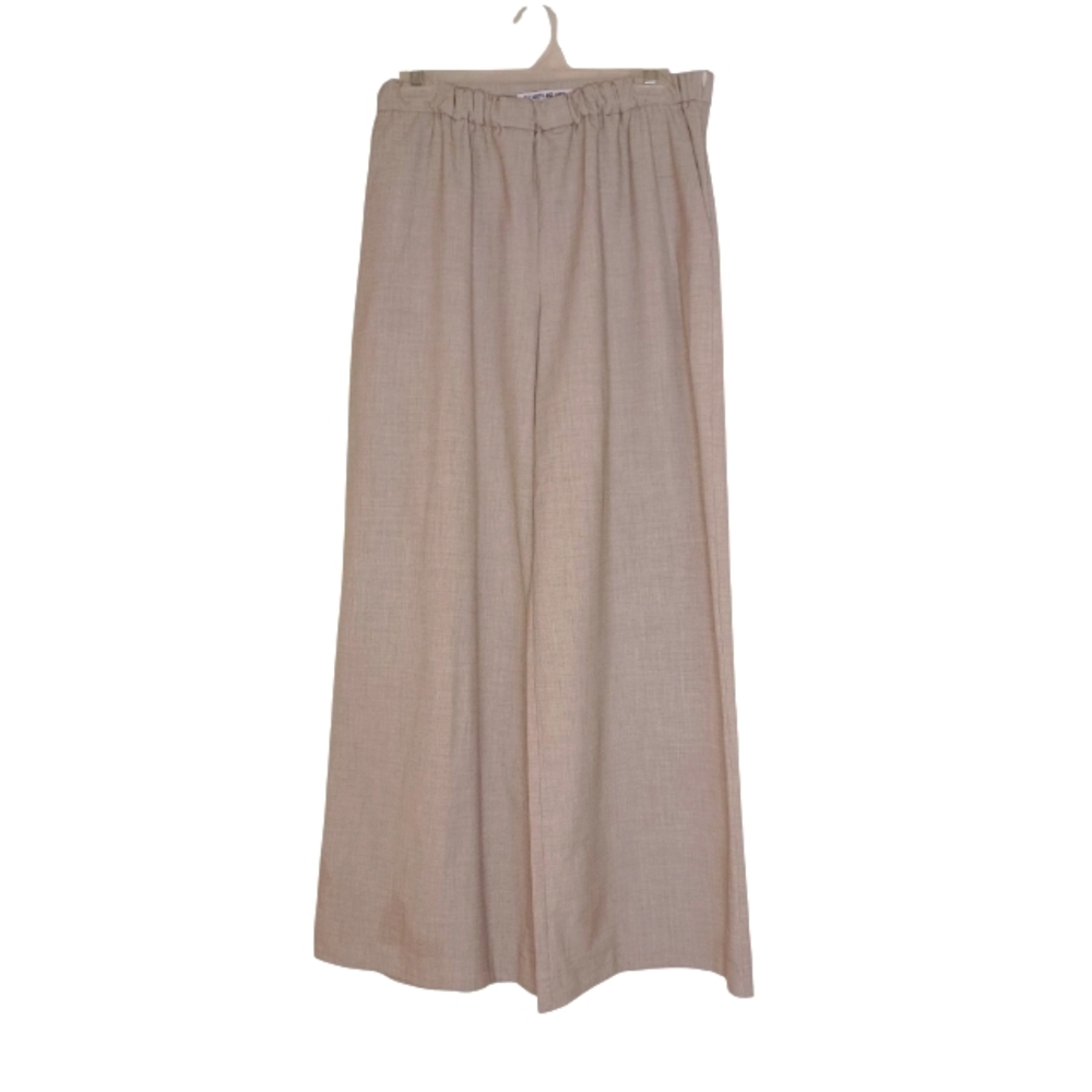 Elizabeth and James Lightweight Wide Leg Pull On Pants Women's Sz Medium Gray